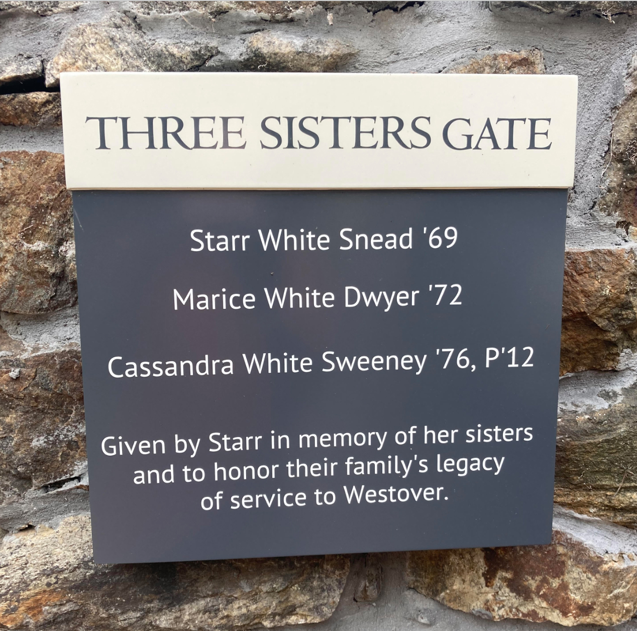 Three Sisters Gate Dedicated